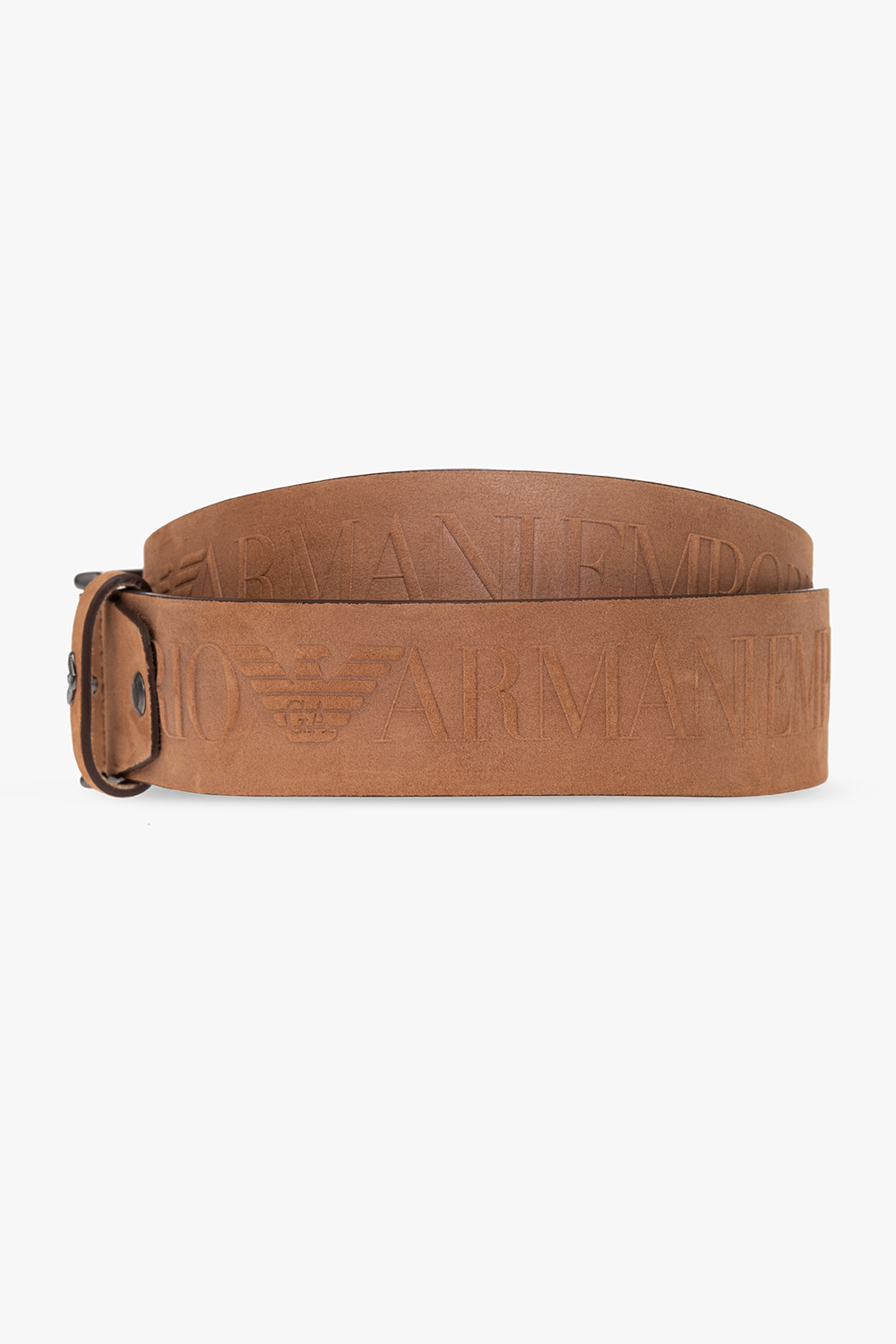 IetpShops Morocco Brown Leather belt Emporio Armani Emporio